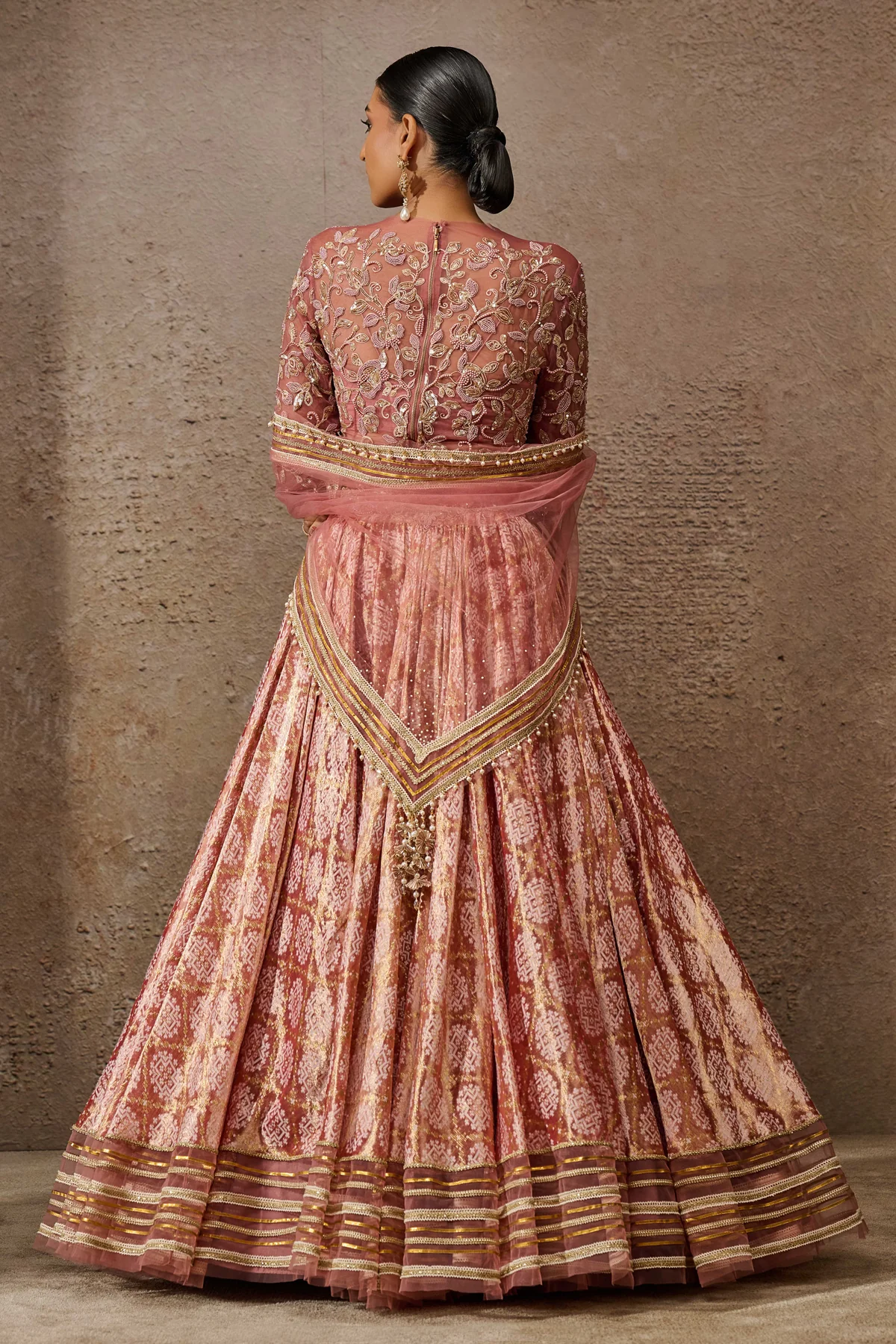 Otherworldly Signature Textile Lehenga - Image 4